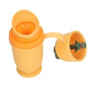 Pongnas Kids Portable Urinal Bottle for Car Travel, Camping & Emergencies - Safe, Proof, Reusable Pee Training Toilet for Toddler Use (Lemon Yellow)