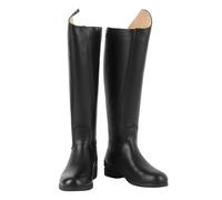 Pongnas Knee High Riding Boots Unisex - Premium Leather & EVA Tall Equestrian Training Boots with Rear Zipper for Horse Riding, Stable Work, and Daily Use (Size 40)