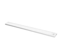 Pongnas LED Motion Sensor Light, 50cm Magnetic Cabinet Light Night Light Bar with 3 Colour Temperature Dimmable Rechargeable Closet LED Light for Staircase Silver