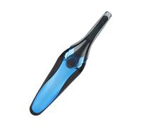 Pongnas Long Lasting Heated Eyelash Curler, 3 Temperature Settings Curved Brush Head with Wide Spaced Combs, for Eyelash Curling and Shaping (Blue)