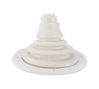 Pongnas Marine Steering Shift Cable Boot Protective Bellows Dust Cover Shift Cable Bellows Rubber Plastic with Material for Cars Boats Yachts Ships Motorboats (A(white))