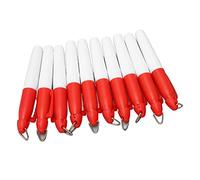 Pongnas Marker, Ball Marker with 10pcs Plastic for Drawing Coloring (Red)