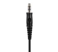 Pongnas Military U-92A/U to U-174/U Helicopter Headphone Extension Cable Original Coil Line ABS Material Black Color
