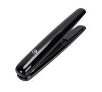 Pongnas Mini Flat Iron Rechargeable, 10S Fast Heat Up Ionic Cordless Hair Straightener with 4000mAh Battery, 4 Temperature Levels for Short Hair (Touch Screen Black)