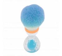 Pongnas Nail Art Dust Powder Remover Brush Nail Dusting Blush Brush Professional Soft Fiber Hourglass Shape with Gradient Color Design for Manicure Makeup and Salon Home Use (3)