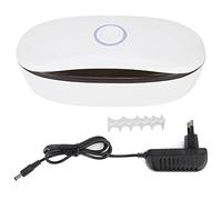 Pongnas Nail Brush Sterilizer UV Disinfection Box Professional 360 Degree Ultraviolet Machine For Nail Salon Tools ABS Material 9.4x4.3x2.8in (9 lamp beads UK Plug)