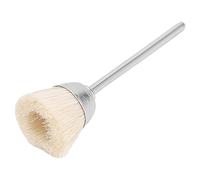Pongnas Nail Drill Accessory Professional Manicure Tool with High-Density Brush Hair 2.35mm Nail Drill Cleaning Brush Multiple Color Options for Clean the Dirt in Cracks (White)