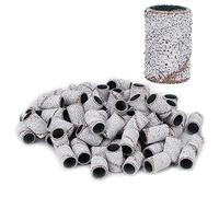 Pongnas Nail Sanding Bands Professional Manicure Sanding Rings Nail Salon Tools White for Beauty Parlor (HQ-07 white 80#)