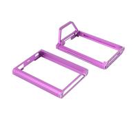 Pongnas NB4 RC Transmitter Protector Metal Upper and Lower Protective Bracket Set - -Fit Aluminum Frame for NB4 & Pro Transmitters - Drop with OEM-Aligned Mounting (Purple)