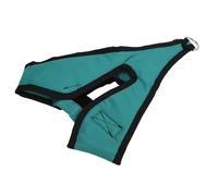 Pongnas Neck Cervical Traction Belt Neck Stretching Fixation Strap Portable Stretcher with Hook and Steel Ring for Home Office Discomfort Relief Blue