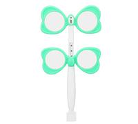 Pongnas Optical Flipper, Professional Plastic Flip Lens Optometry Tool with 5 Vision Test Cards for Myopia Amblyopia Astigmatism Hyperopia Eye Fatigue (±150(20/40))
