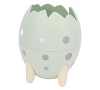 Pongnas Pencil Holder, Cute Pen Holder Pencil with Steady State PP for Home (Green)