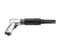 Pongnas Pneumatic Needle, 19 Steel Needles 3000 BPM for Rust Paint Slag Removal, with Lightweight Aluminum Housing and Grip Design for Surface Pretreatment