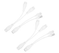Pongnas POE Splitter, POE Separator 1 to 2 CCTV Video Transmission 2Set Splitter Separator Adapter Cable Rainproof Injector
