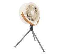 Pongnas Portable Desktop Range Hood Adjustable Angle 3 Speeds Easy Dismantle Design Compact Size Detachable Tripod for Barbecue Hotpot Camping Outdoor Cooking with 2000mAh Battery (Beige)