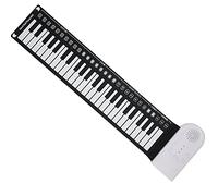 Pongnas Portable Keyboard Piano, Folding Piano Roll Up Keyboard With 16 Built in Tones Electric 49 Keys Portable Folding USB Rechargessable Roll Up for Beginners