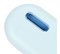 Pongnas Portable USB Toothbrush Sterilizer Box Disinfection Toothbrush Storage Holder for Travel Home Use White Blue (Blue)