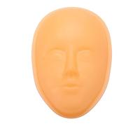 Pongnas Practice Skin Silicone Permanent Makeup Microblading Training Tool for Eyebrow Lip Odorless Material Ideal for Beauty (5D three-dimensional facial skin support)