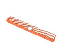 Pongnas Professional Barber Comb with Fidget Spinner Center Anti Static Heat Resist Rotatable Cutting Comb for Styling Trimming Haircuts Men Women Plastic 8.27x1.38in (Orange)