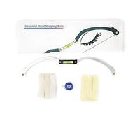 Pongnas Professional Eyebrow Mapping Tool Shaper and Corrector for Perfectly Symmetrical Eyebrows Makeup Artists Beauty Enthusiasts Black (As Shown #23)