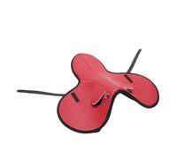 Pongnas Professional Non-Slip Shock Absorbing Horse Saddle Pad - Ergonomic Protective Cushion for Dressage Jumping Eventing Riding - Red Fiber Saddle Protective Pad 48 X 48 Cm