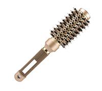 Pongnas Round Brush for Women, Nano Thermal Ceramic Ionic Hair Brush with Ergonomic Handle for Styling Blowout Volume, Fast Heating Cooling Anti Static (Golden5)