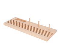 Pongnas Ruler Rack, Beech Rulers Organizer Rack Storage Organizer Stand Quilting Holder Spools Sewing Tool Large