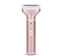 Pongnas Safe Shaving, No Pulling and Hurting, Never Cause Pore Enlarged, 4 in 1 Portable Lady Grooming Kit Women Mini Electric Shaving Cutter Set for Open Design, (Rose Gold)