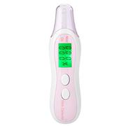 Pongnas Skin Analyzer, Digital LCD Display Portable Moisture Oil Tester with Highly Sensitive Probe, for Home Travel Beauty Salon Professional Skin Hospital (White)
