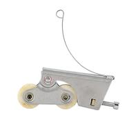 Pongnas Sliding Door Rollers Replacement, Screen Door Wheels Sliding Wheels Closet Roller 2PCS Stainless Steel Wardrobe Pulley for Closet Cabinet Furniture (Concave)