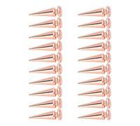 Pongnas Spike Rivet, Clothing Rivet 10x29mm Rose Gold Colour Clothing Decoration Set Kit 20Pcs Spike Cone for Bag