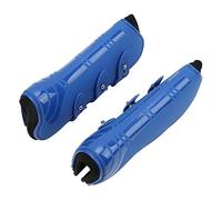 Pongnas Sport Boots For Horses, Horse Jumps Splint Boots For Front Leg 2pcs PU Shell Tendon For Riding Shock Absorbing Jumping Competition (Blue front legs L)