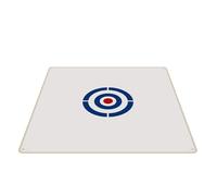 Pongnas Swing Practice Target Cloth - .5x1.5m -Duty Hitting Aid for Baseball Softball Football Training - Indoor Outdoor Portable Drill Net with Corner Grommets (White)