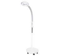 Pongnas Tattoo Lamp, LED Beauty Salon Floor Lamp, 3X Magnifying Illumination Cold Light Lamp with Wheels, Perfect for Eyelash Extension, Eyebrow Lips Tattoo, Nail Art, Working(UK)