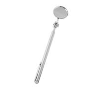 Pongnas Telescopic Inspection Mirror, 30mm 50mm Adjustable Stainless Steel Mirror with Swivel Ball Joint for 360 Degree View, for Household Electronics Workshop Use (Pen type 30X600mm)