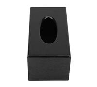 Pongnas Tissue Box, Tissue Boxes with Wood Materials Rectangular for Convenient Paper Towel Use (Black)