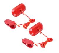 Pongnas Treadmill Emergency Stop Magnet Key 2 Pack - Universal 2-Prong Auto Stop Running Machine Key for ProForm Sole Horizon - 75x35mm Magnetic Clip
