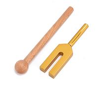 Pongnas Tuning Fork Meditation Tuning Energy Fork 4096Hz Vibrational Tool for Yoga Healing Massage Acupressure Gold Aluminum Alloy