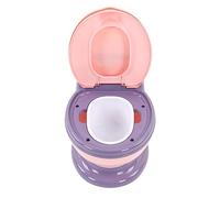 Pongnas Universal Potty Training Toilet with Ergonomic Design for Toddlers, Detachable and Easy to in Pinkish (Pinkish Purple)