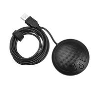 Pongnas USB Condenser Microphone, 360° Omnidirectional Mic with Mute Function for Computer Video Conference Online Teaching Gaming Interview Recording