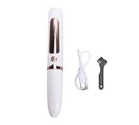 Pongnas USB Rechargeable Heated Eyelash Curler 30s Fast Heating 4 Temperature Settings Anti Scald Comb with Dual Sided Heat Resistance for 24H Long Lasting Curl (English)