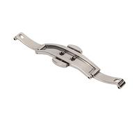 Pongnas Watch Band Buckle, Watch Strap Buckle Stainless Steel Strap Clasp Replacement Accessory Part Band Professional for Men Women