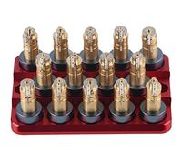 Pongnas Watch Winder, Watch Winding Accessory Tool for 3135 2836 8200 Movement Mainspring Winding Winder Accessory Red Base