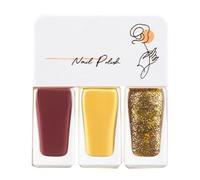 Pongnas Water Based Nail Polish Set, Bright Delicate Color Easy Peel Off Quick Dry, No Need Nail Dryer Lamp, Lasts 3-5 Days, with Safe Mild Ingredients, for Women Halloween (T01)