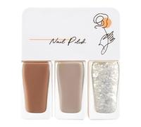 Pongnas Water Based Nail Polish Set, Bright Delicate Color Easy Peel Off Quick Dry, No Need Nail Dryer Lamp, Lasts 3-5 Days, with Safe Mild Ingredients, for Women Halloween (T05)