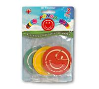 Pongo Smiley Vanilla, Cherry & Ice Cool Hanging Air Freshener, Pack Of 3