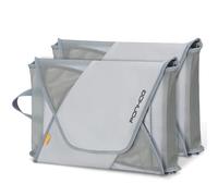 Ponhog Garment Folder 2 PCS - Original Garment Packing Folder Premium Travel Garment Bag Foldable Clothes Shirt Bags Luggage Accessory with Wrinkle-Free Folding Board and Compression Wings Grey
