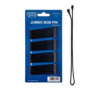 Ponik's Bobby Pins Metal 7 cm - Hair Pins Straight - Black Pack of 40