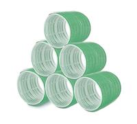 Ponik's Hair Rollers, Self-Adhesive, 48 mm, 12 Pieces, Self Grip Curls, Green