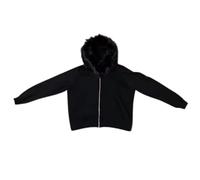 Ponitrack Unisex Zip Up Hoodie Men Fur Hood Jacket Grunge 2000s Lightweight Vintage Cropped Sweatshirt Y2k Streetwear, F, S